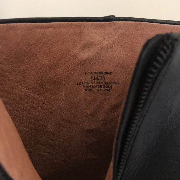 Vince Camuto Black Leather High Heel Booties - Picture 6 of 6